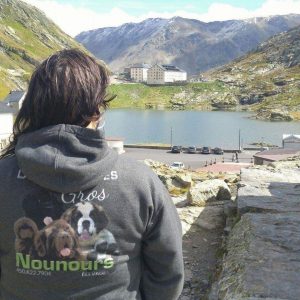 Claudie au Col du Grand Saint-Bernard, en Suisse